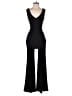 Crystal Sky Solid Black Jumpsuit Size XS - photo 1