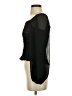 ASOS 100% Polyester Black 3/4 Sleeve Blouse Size 4 - photo 5