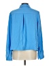 Liz Claiborne 100% Polyester Blue Long Sleeve Blouse Size L - photo 2