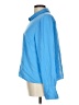 Liz Claiborne 100% Polyester Blue Long Sleeve Blouse Size L - photo 5