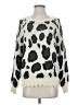Umgee Animal Print Ivory Pullover Sweater Size S - photo 1