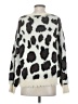 Umgee Animal Print Ivory Pullover Sweater Size S - photo 2