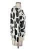 Umgee Animal Print Ivory Pullover Sweater Size S - photo 4