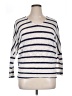 Enti Clothing Stripes White Pullover Sweater Size L - photo 1
