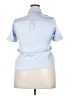 Unbranded Blue Short Sleeve Blouse Size 3X - photo 2
