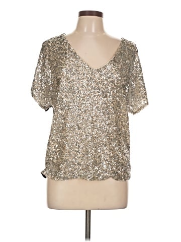 Three Dots Short Sleeve Blouse (view 1)