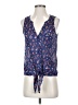 Lucky Brand Blue Sleeveless Blouse Size XS - photo 1