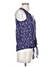 Lucky Brand Blue Sleeveless Blouse Size XS - photo 4