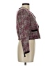 Divided by H&M Tweed Burgundy Jacket Size 8 - photo 4