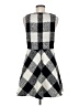 Devlin 100% Polyester Argyle Black Casual Dress Size M - photo 2