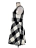 Devlin 100% Polyester Argyle Black Casual Dress Size M - photo 5