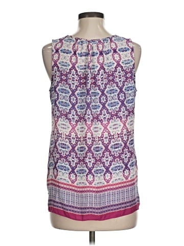 Rose + Olive Sleeveless Blouse (view 2)