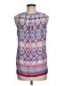 Rose + Olive 100% Polyester Purple Sleeveless Blouse Size M - photo 2