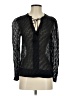 Rebecca Taylor Black Long Sleeve Blouse Size 2 - photo 1