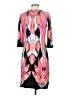 Chico's Print Orange Cocktail Dress Size Sm (0) - photo 2