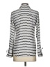 Candie's 100% Polyester Chevron-herringbone Gray Long Sleeve Blouse Size S - photo 2