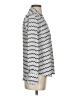 Candie's 100% Polyester Chevron-herringbone Gray Long Sleeve Blouse Size S - photo 4