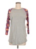 Lularoe Gray 3/4 Sleeve T-Shirt Size M - photo 1