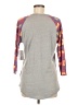 Lularoe Gray 3/4 Sleeve T-Shirt Size M - photo 2