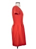 Madewell Solid Red Casual Dress Size 0 - photo 4