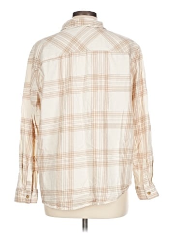 a.n.a. A New Approach Long Sleeve Button-Down Shirt (view 2)