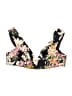 Vitamin A Floral Black Swimsuit Top Size L - photo 1