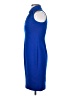 Calvin Klein Solid Blue Cocktail Dress Size 4 - photo 5