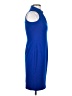 Calvin Klein Solid Blue Cocktail Dress Size 4 - photo 4