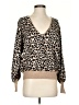 ASOS Design Animal Print Brown Pullover Sweater Size 4 - photo 1