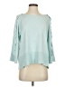 Stitch & Needle 100% Cotton Teal Pullover Sweater Size S - photo 1