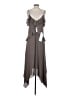 BCBGMAXAZRIA 100% Polyester Gray Casual Dress Size S - photo 2