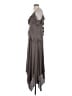 BCBGMAXAZRIA 100% Polyester Gray Casual Dress Size S - photo 5