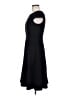 Anne Klein Solid Black Casual Dress Size 6 - photo 5