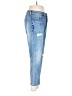 CAbi 100% Cotton Hearts Blue Jeans Size 2 - photo 4
