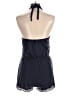 Derek Heart Solid Blue Romper Size L - photo 2