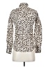 J.Crew Animal Print Ivory Long Sleeve Blouse Size 00 - photo 2