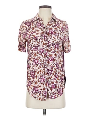 Porridge Short Sleeve Button-Down Shirt (view 1)