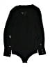 J.Crew Solid Black Long Sleeve Silk Top Size 2 - photo 2