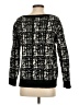 Reiss Tweed Graphic Houndstooth Black Pullover Sweater Size XS - photo 2