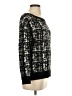 Reiss Tweed Graphic Houndstooth Black Pullover Sweater Size XS - photo 4
