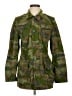 J.Crew 100% Cotton Camo Green Trenchcoat Size S - photo 1