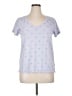 Splendid Print Blue Short Sleeve Top Size XL - photo 1