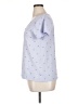 Splendid Print Blue Short Sleeve Top Size XL - photo 5