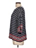 Max Studio Stripes Black 3/4 Sleeve T-Shirt Size L - photo 5