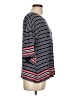 Max Studio Stripes Black 3/4 Sleeve T-Shirt Size L - photo 4