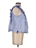 J.Crew 100% Cotton Blue Sleeveless Blouse Size 4 - photo 4