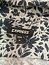 Express Print Blue Long Sleeve Blouse Size M - photo 7