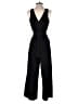 A New Day 100% Polyester Solid Black Jumpsuit Size XS - photo 2