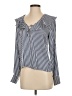 J.Crew 100% Viscose Blue Long Sleeve Blouse Size XXS - photo 1