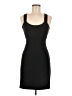 Aqua Solid Black Cocktail Dress Size M - photo 1